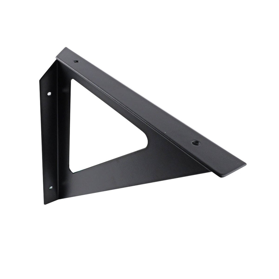 Carinya Triangle Stayed Bracket - 240mm - Powder Coated Steel - Black - SuperSaverAU - view 1