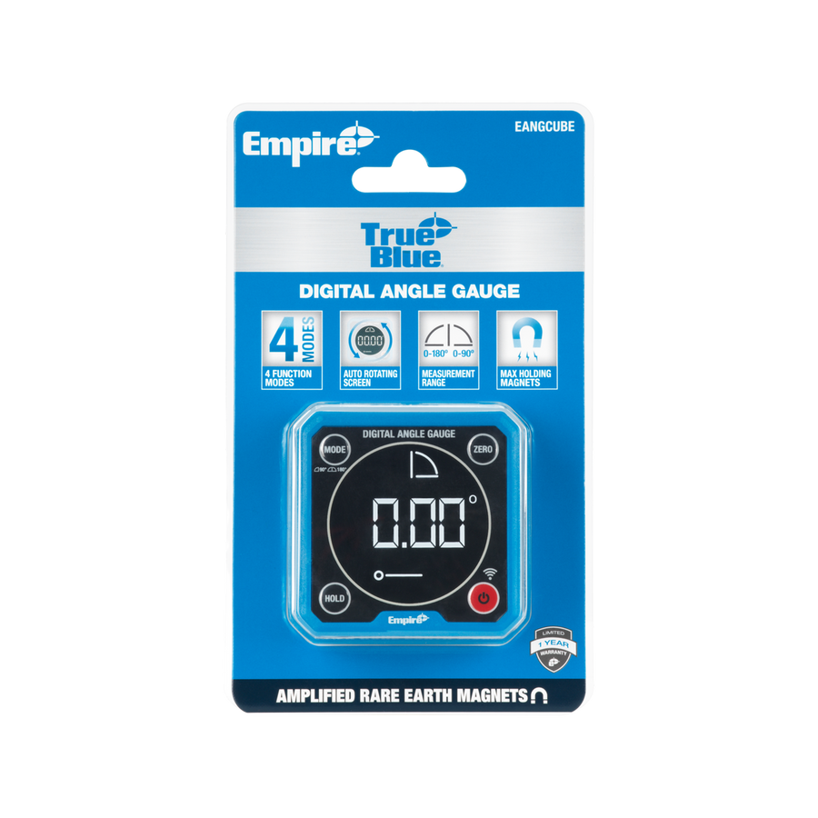 Empire Digital Angle Gauge - 4 Measurement Modes - Compact Design - IP42 Rated - SuperSaverAU - view 1