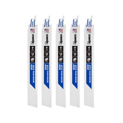 Kango Reciprocating Saw Blades - 9” - Bi-Metal - 14 TPI