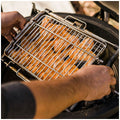Kamado Joe JoeTisserie basket kit - flat basket and tumbler basket, stainless steel, silver - KJ15172022