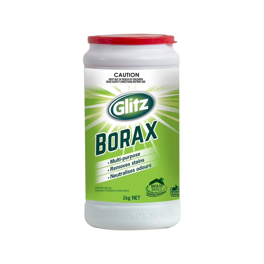 Glitz Borax Multi Purpose Cleaner 1kg Natural Mineral Stain Remover - SuperSaverAU - view 1
