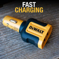 DeWALT 24W 2-Port USB Fast Car Charger 1419008DWE