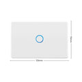 DETA 1 Gang Touch Activated Light Switch, 250V 6911B