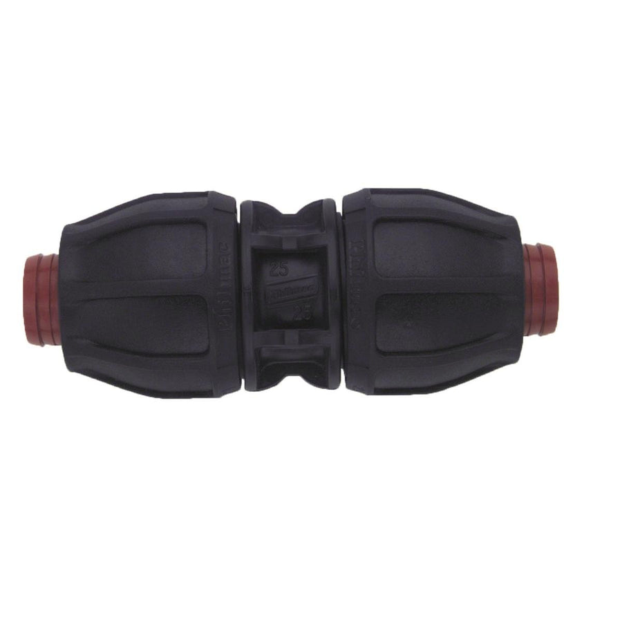 Philmac 3/4 Poly x Poly Rural Pipe Joiner - 50mm - Polypropylene - Durable - SuperSaverAU - view 1