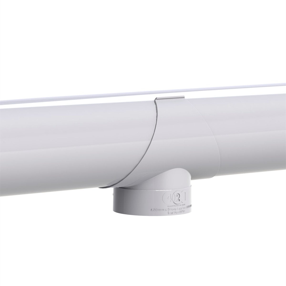 Rain Harvesting Easy Tee Junction 100 x 90mm Lead-Free PVC Access Port - SuperSaverAU - view 4