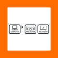 Antsig HDMI 2 Way Splitter - 1 Input to 2 Outputs - Metal - 4K Compatible - SuperSaverAU - view 2