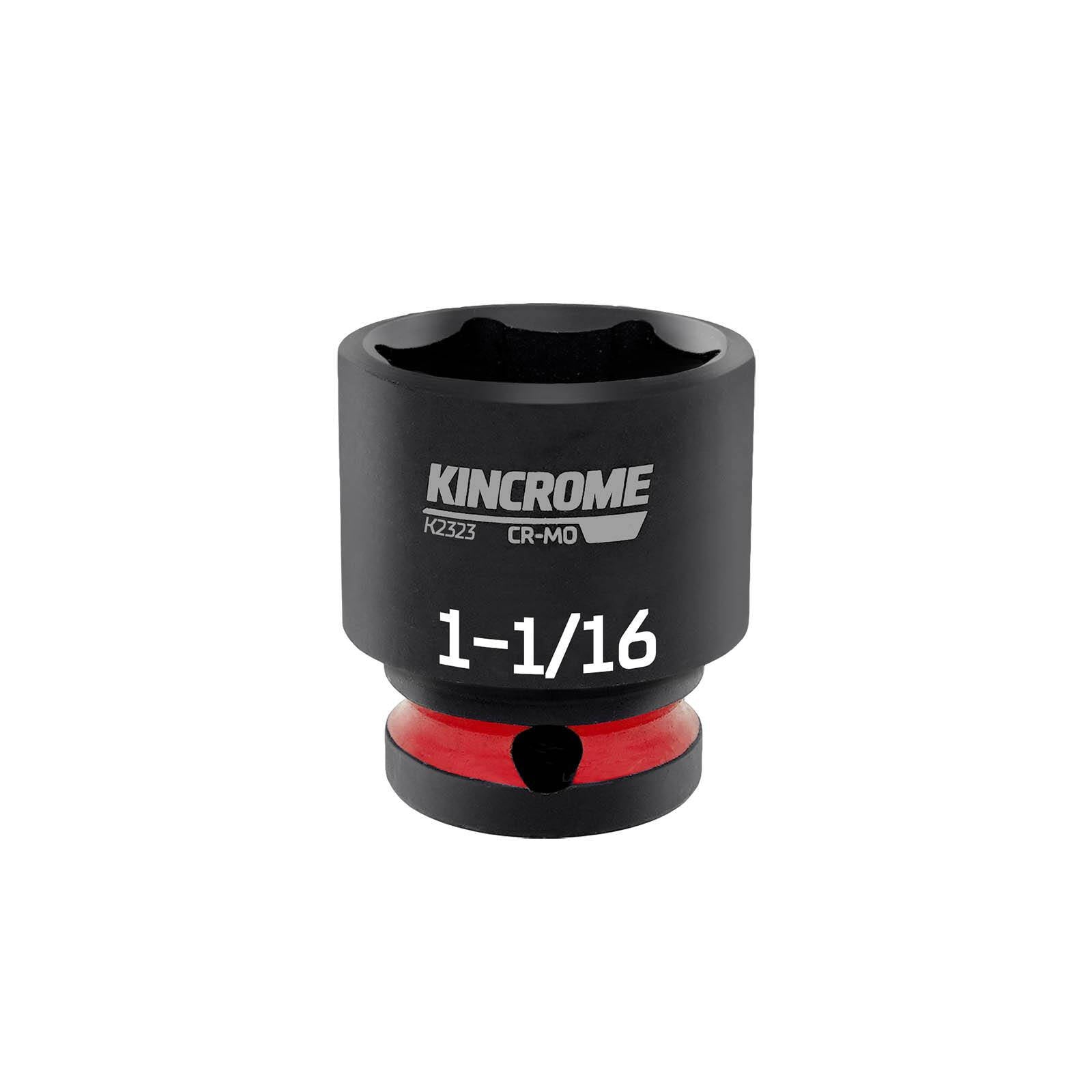 Kincrome 1-1/16" 1/2" Drive Impact Socket Cr-Mo 6 Point