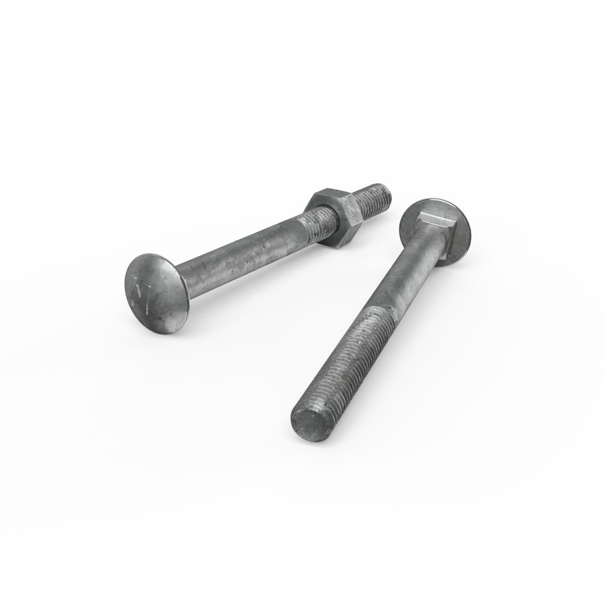 Zenith Hot Dip Galvanised Cup Head Bolts Nuts M8 x 90mm 25 Pack - SuperSaverAU - view 2
