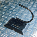 Grunt E Track Fitting U Hook - Black - 180kg Capacity - 140mm x 13mm x 167mm - SuperSaverAU - view 3