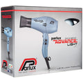 Parlux Advance Light Ionic and Ceramic Hair Dryer 2200W - Ice Blue - Italian Made - 150093