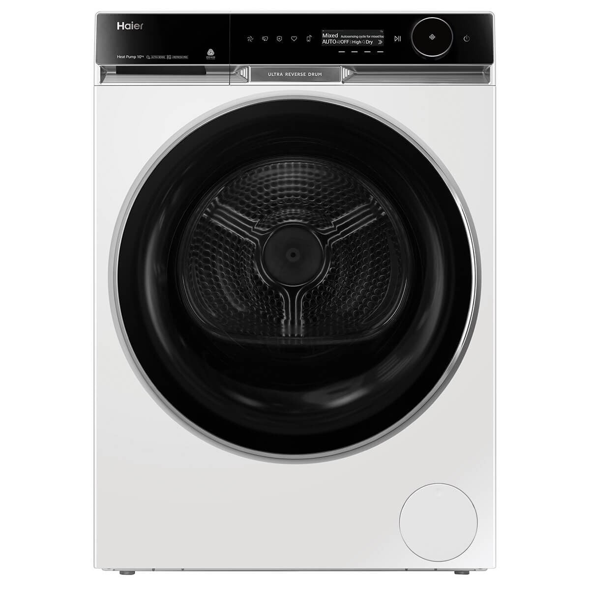 Haier 600 Series 10kg Heat Pump Dryer - White, 10 Star Energy Rating, Steam Refresh - HDHP10PXW1