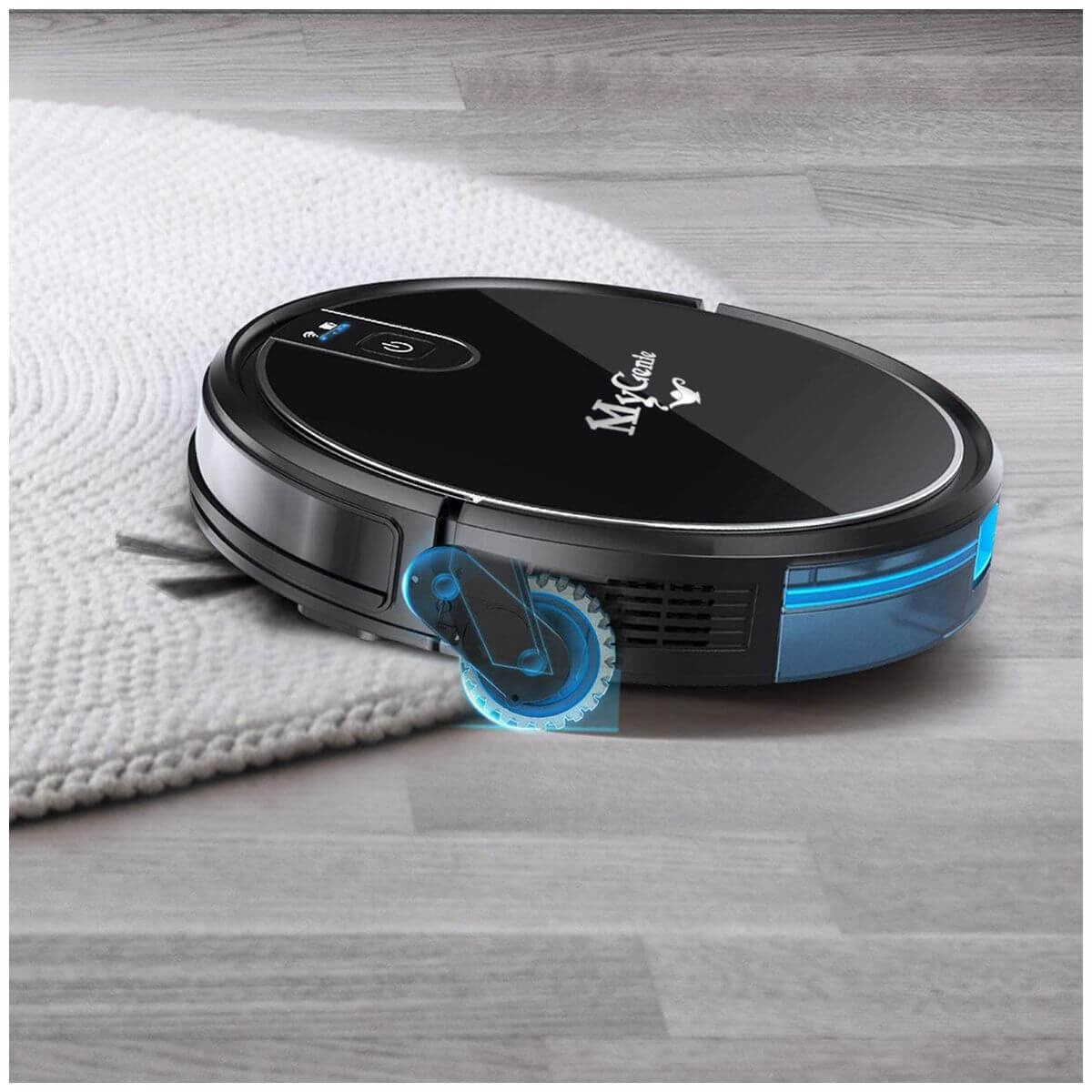 MyGenie Xsonic Wifi Pro Robotic Vacuum and Mop - Wet and Dry Cleaning, Smart Life App Control - 10002248