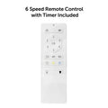 Brilliant 52" White LED CCT Inaya DC Ceiling Fan - Energy Efficient - Quiet Operation - SuperSaverAU - view 3