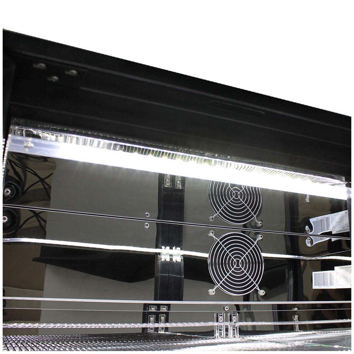 Rhino 208L Double Door Beverage Centre - Black, LED Display, Lockable Doors - SG2H-B