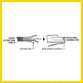 Antsig 1m Ultra Thin Cat6A RJ45 Ethernet Cable - 10Gbps - White - SuperSaverAU - view 3