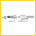 Antsig 1m Ultra Thin CAT6A RJ45 Ethernet Cable White APUT6A01