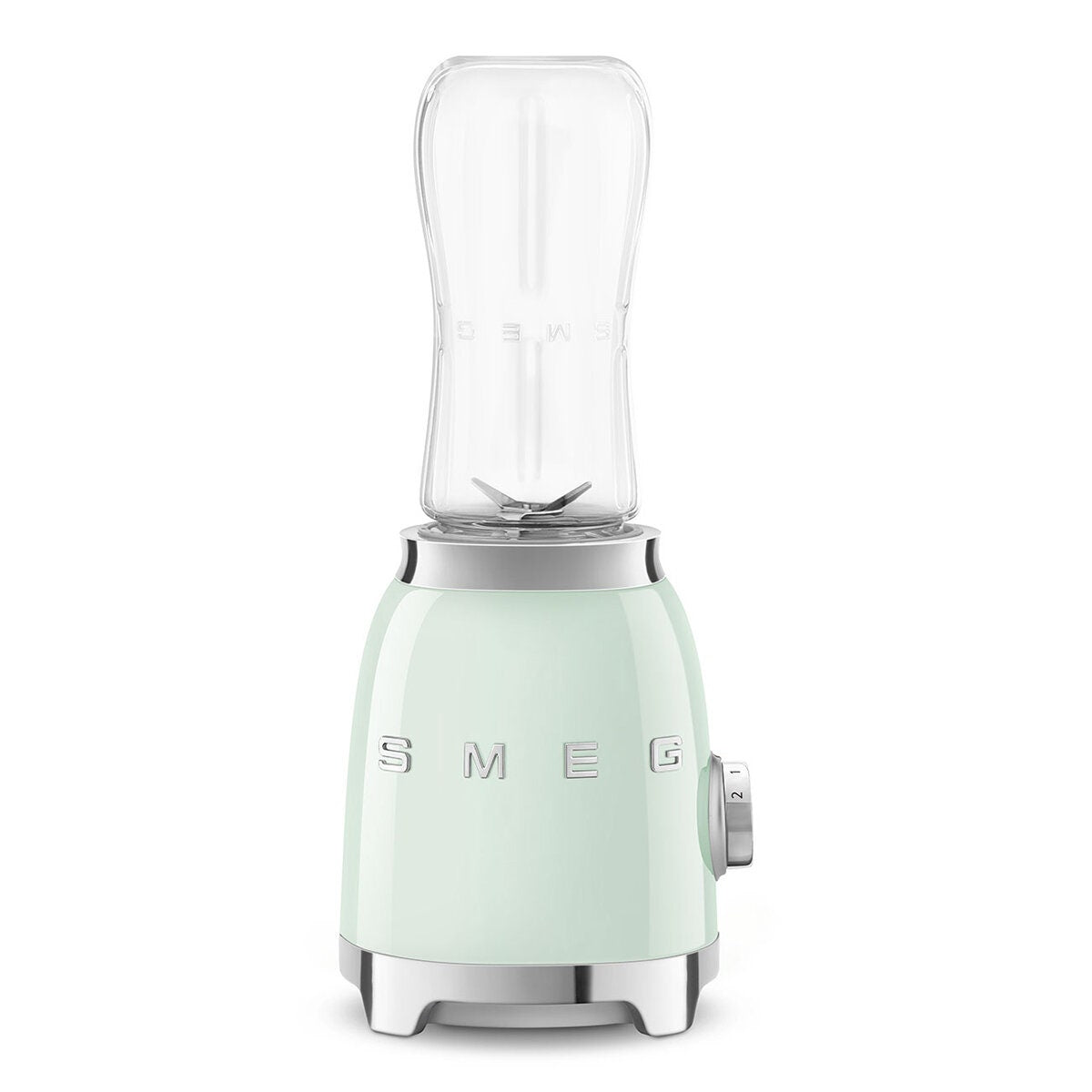 Smeg 50s Style Mini Personal Blender - Pastel Green - 300W, 2 x 600ml Tritan Renew Bottles - PBF01PGAU