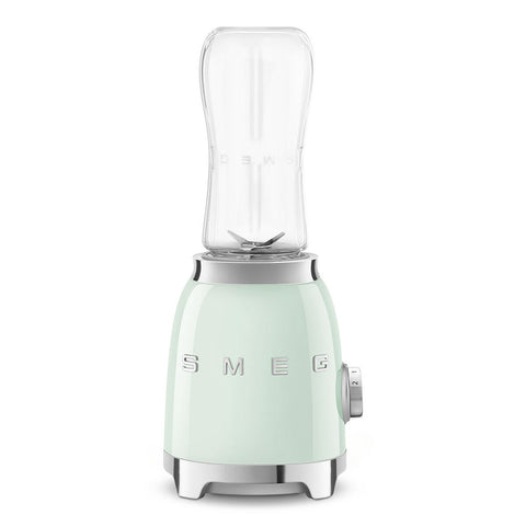 Smeg 50s Style Mini Personal Blender - Pastel Green - 300W, 2 x 600ml Tritan Renew Bottles - PBF01PGAU