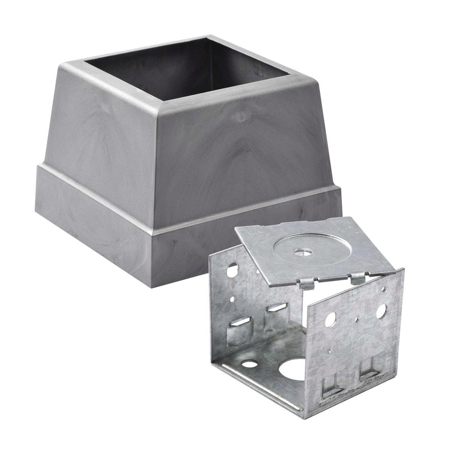 Modtrim Post Cover - 112x112mm to 135x135mm - Polymer Plastic - Paintable - SuperSaverAU - view 1