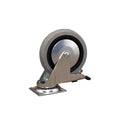 Move It 100mm Grey Rubber Heavy Duty Swivel Brake Castor - SuperSaverAU - view 1