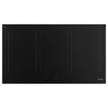 Smeg 90cm Classic Induction Cooktop - 3 Multizone Areas, Autovent 2.0, Matte Black - SIM3964N