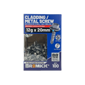 Bremick Metal Hex Screw - 12g x 20mm - 100 Pack - Corrosion Resistant - SuperSaverAU - view 2