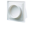 Blauberg 100mm White Weatherproof Exterior Wall Cowl Back Draft Stopper BLABGR100C