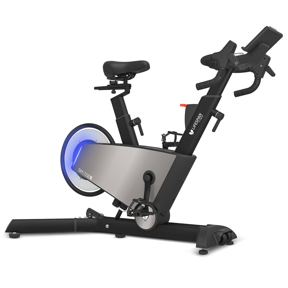 Lifespan Fitness SM-720i Spin Bike - Magnetic Resistance, Incline and Decline, App Compatible - LFEX-SM720I