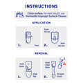 Permastik Small Square Hooks 9 Pack Stainless Steel