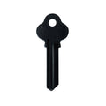 Ehi lw5 Black Blank Key - Nickel Plated Brass - 55mm x 23mm - Versatile Key - SuperSaverAU - view 2