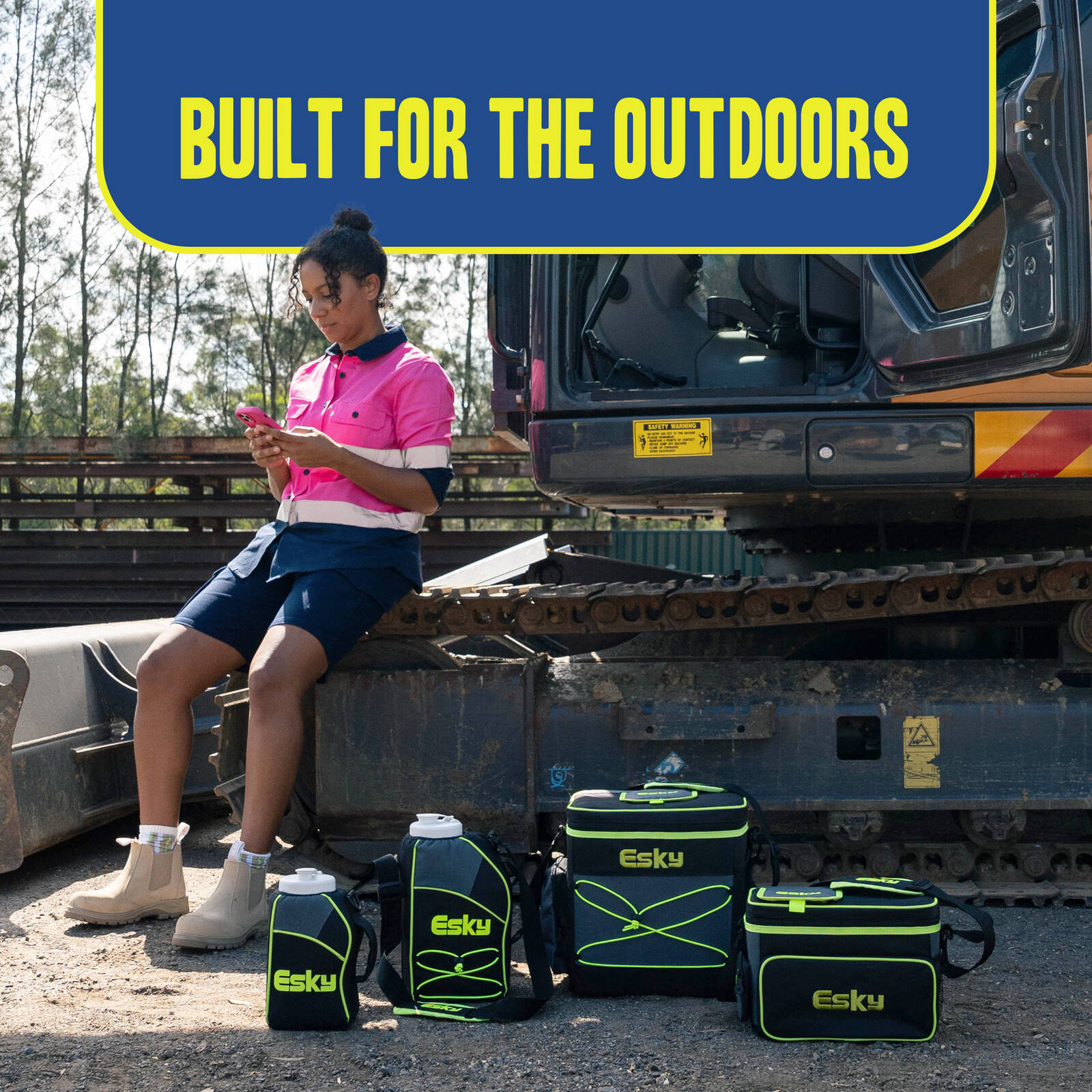 Esky 16 Can Hybrid Cooler, Insulated with Removable Ice Brick