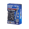 Bremick Hex Roofing Screw 12g x 51mm - Box of 100 - Watertight Seal - Corrosion Resistant - SuperSaverAU - view 1