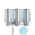 Better Living Aviva 300ml Triple Chamber Shower Dispenser Chrome ABS