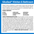 Sika 300ml Almond Ivory SikaSeal Kitchen and Bathroom Silicone Sealant