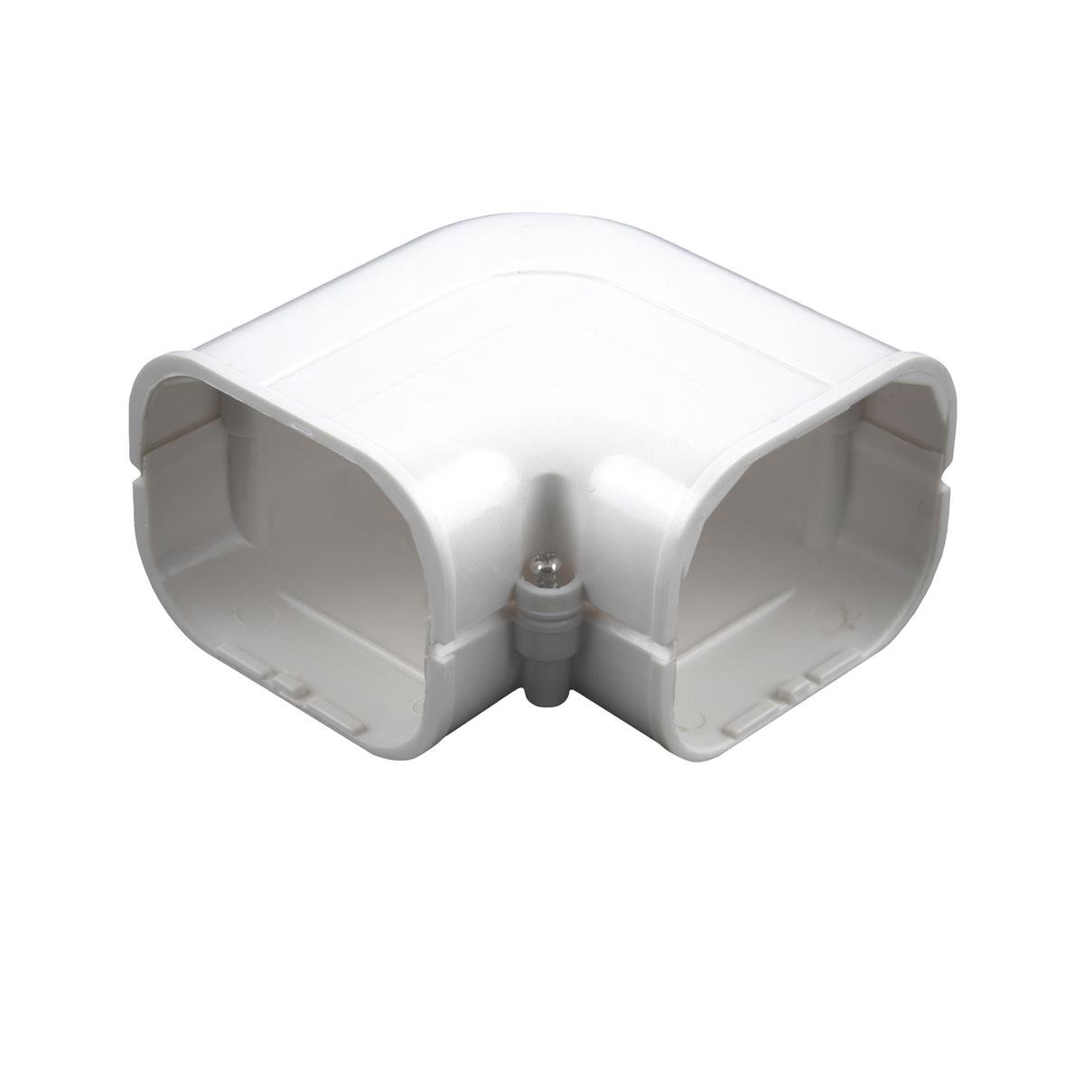 Stahl Air Conditioning Conduit 100mm Flat Elbow uPVC Durable Outdoor - SuperSaverAU - view 1