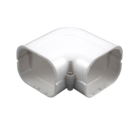 Stahl Air Conditioning Conduit 100mm Flat Elbow uPVC Durable Outdoor - SuperSaverAU - view 1
