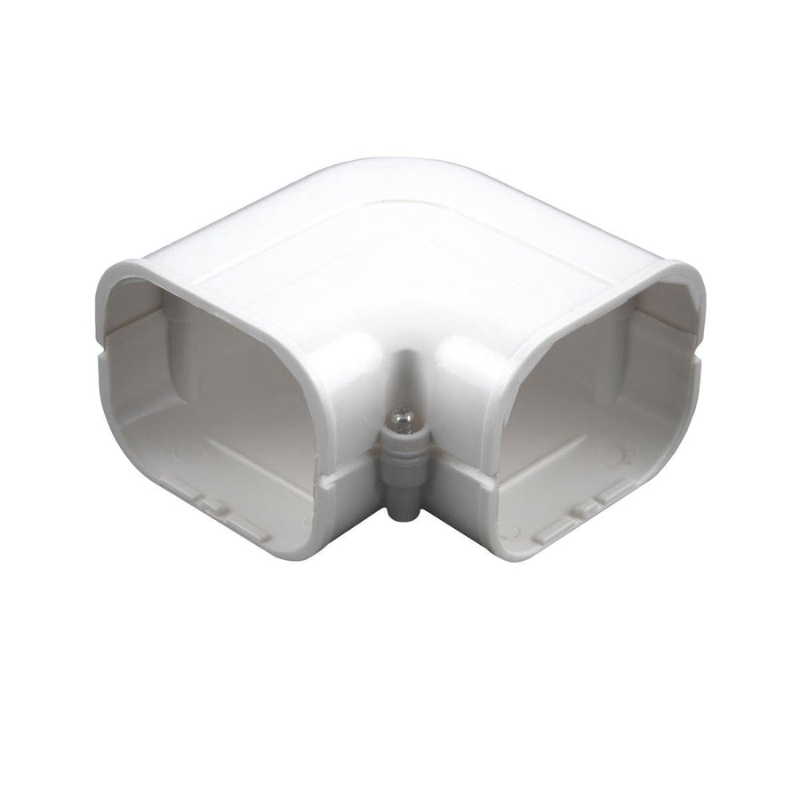 Stahl Air Conditioning Conduit 100mm Flat Elbow uPVC Durable Outdoor - SuperSaverAU - view 1
