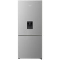 Hisense 415L Bottom Mount Fridge - Non-Plumbed Water Dispenser, Stainless Steel, 5 Star Energy - HRBM419SW