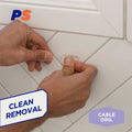 Permastik Large Clear Cord Clips 6 Pack - 110mm x 180mm - Holds 500g - SuperSaverAU - view 4