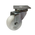 Move It 50mm White Polypropylene Swivel Plate Castor Durable Easy Use - SuperSaverAU - view 1