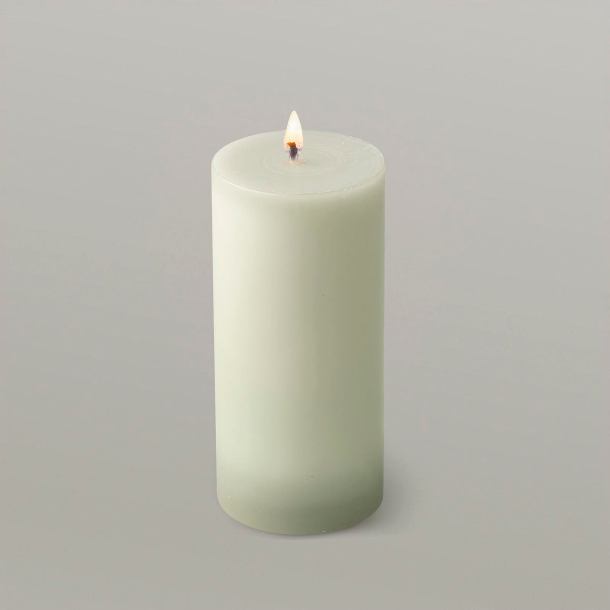 Waxworks 15cm Green Citronella Pillar Candle - Mosquito Repellent Outdoor