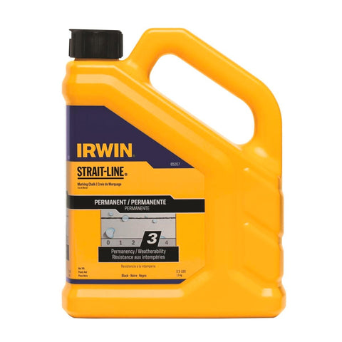 Irwin Strait-Line Marking Chalk - 1.1kg - Permanent - Black - SuperSaverAU - view 1