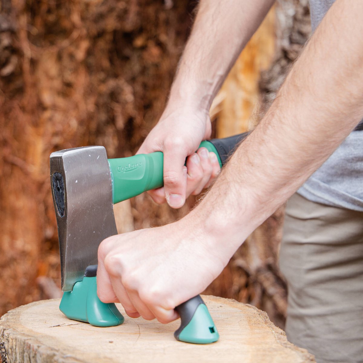 Cyclone Axe Sharpener - 70mm - Tungsten Carbide - Dual Position - SuperSaverAU - view 3
