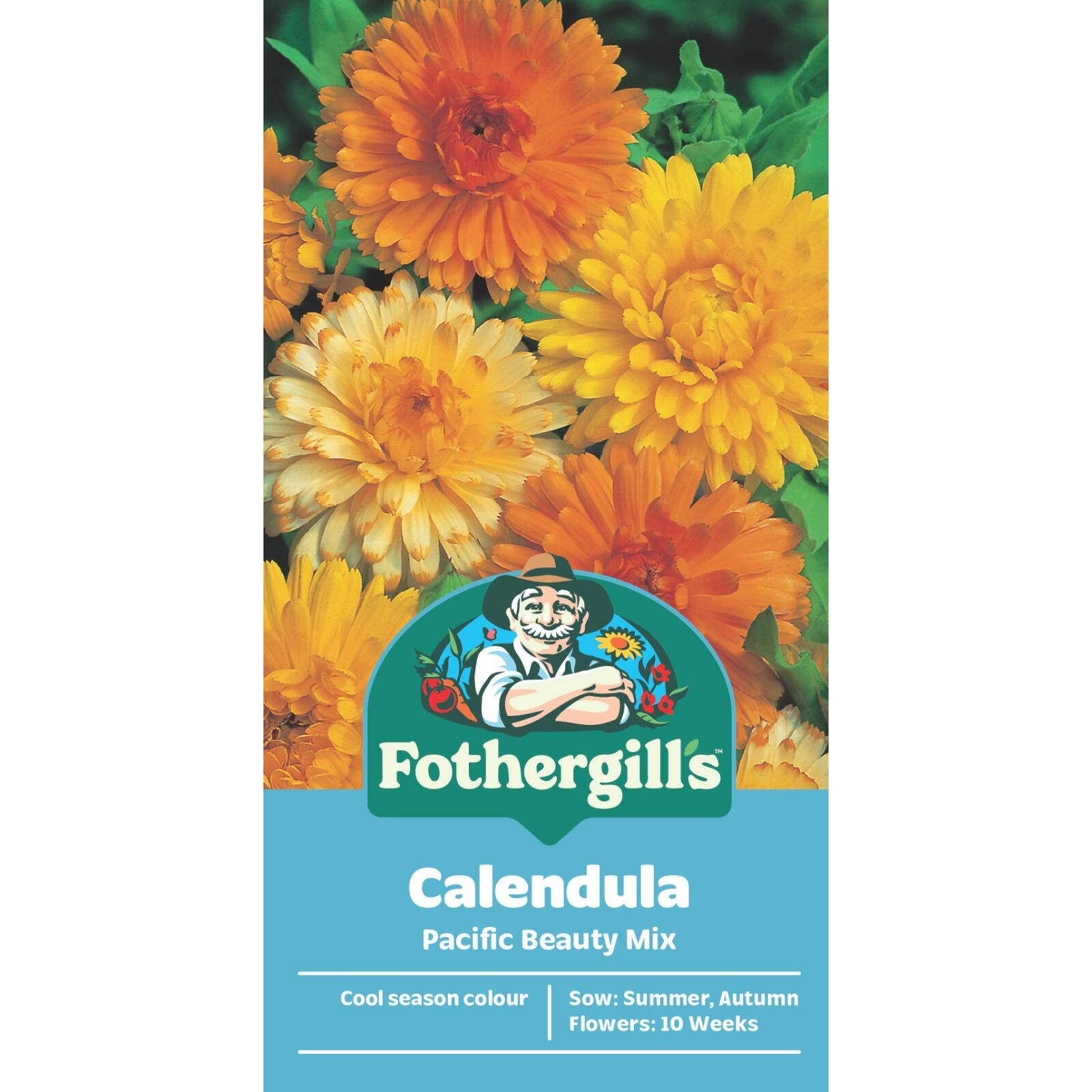 Mr Fothergill's Calendula Pacific Beauty Flower Seeds