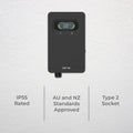 Deta 7kW 32A 1 Phase EV Wall Charger - Black - Weather Resistant - Digital Display - SuperSaverAU - view 3
