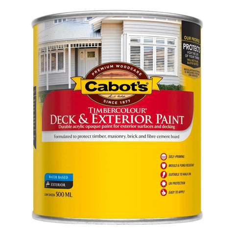 Cabot Timbercolour Deck Paint - 500ml - Mission Brown - Water Based - UV Protection - SuperSaverAU - view 1