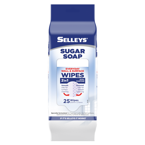 Selleys Sugar Soap Wipes - 25 Pack - Ethyl Alcohol - Dual Purpose - SuperSaverAU - view 1