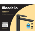 Mondella Black Matte Rococo Basin Mixer - 145mm x 173mm x 200mm - Lead-Free - Water-Saving - SuperSaverAU - view 4