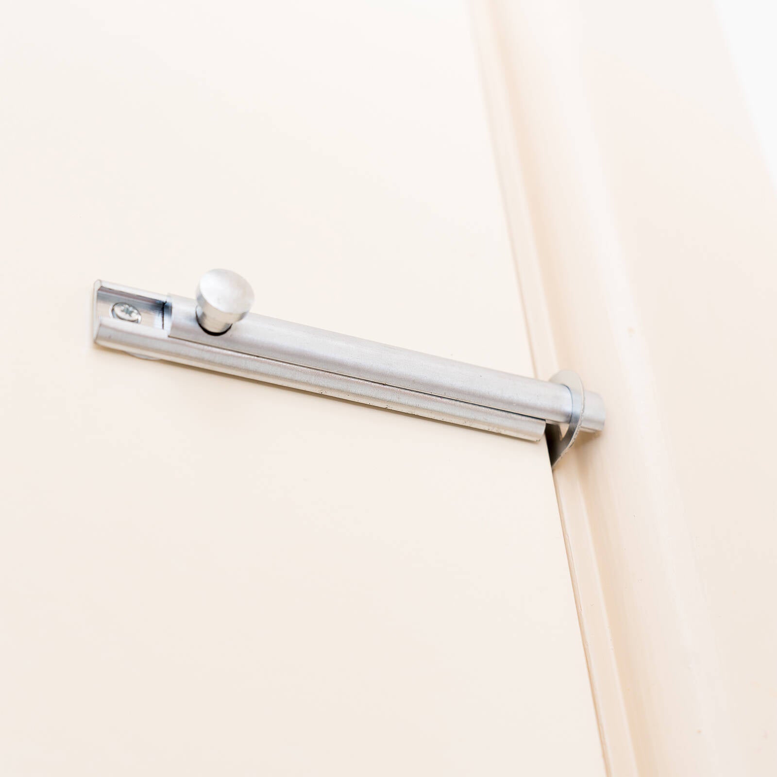 Taskmaster 100mm Satin Chrome Solid Brass Surface Bolt