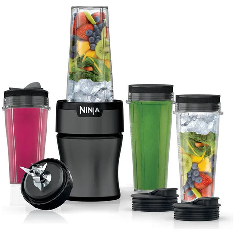 Ninja Nutri Precision blender mega pack - 900W, push-to-blend, 11-piece set - BN460